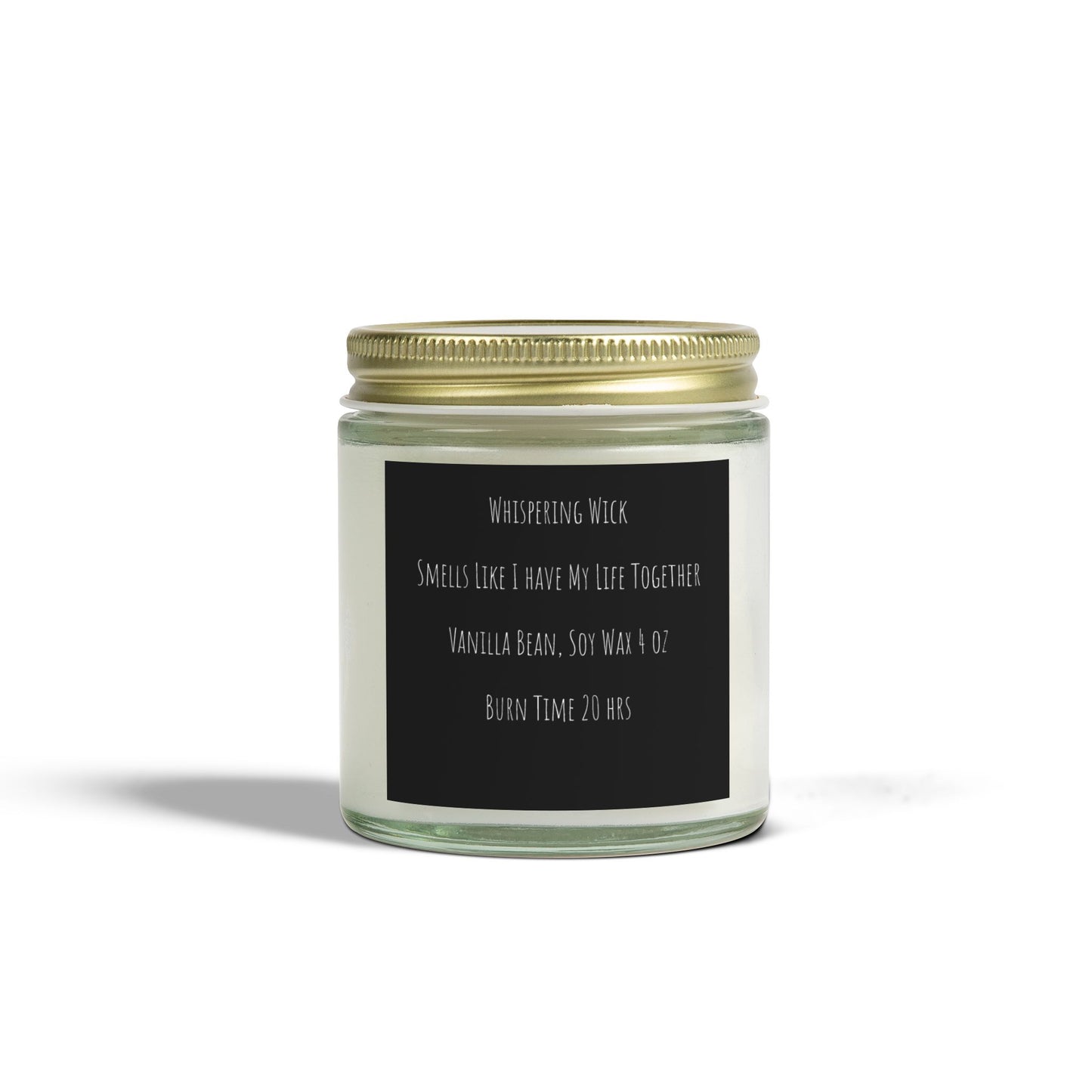 VANILLA BEAN - Soy Scented Candles, 4oZ
