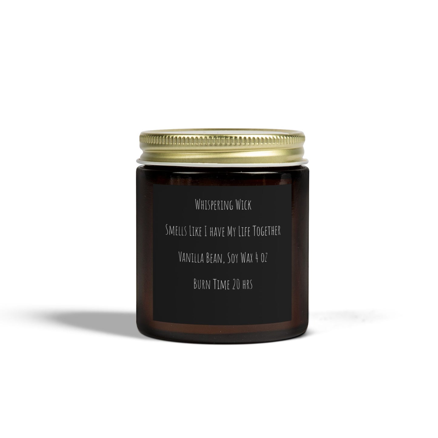 VANILLA BEAN - Soy Scented Candles, 4oZ
