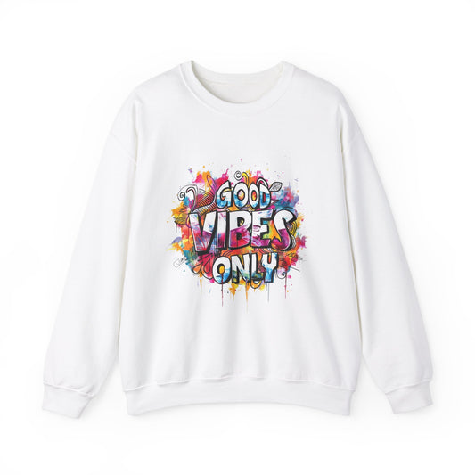 GOOD VIBES ONLY - Unisex Heavy Blend™ Crewneck Sweatshirt