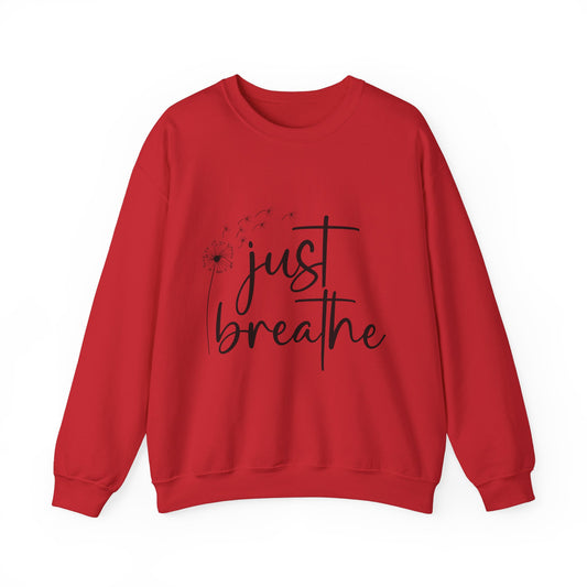 JUST BREATHE - Unisex Heavy Blend™ Crewneck Sweatshirt