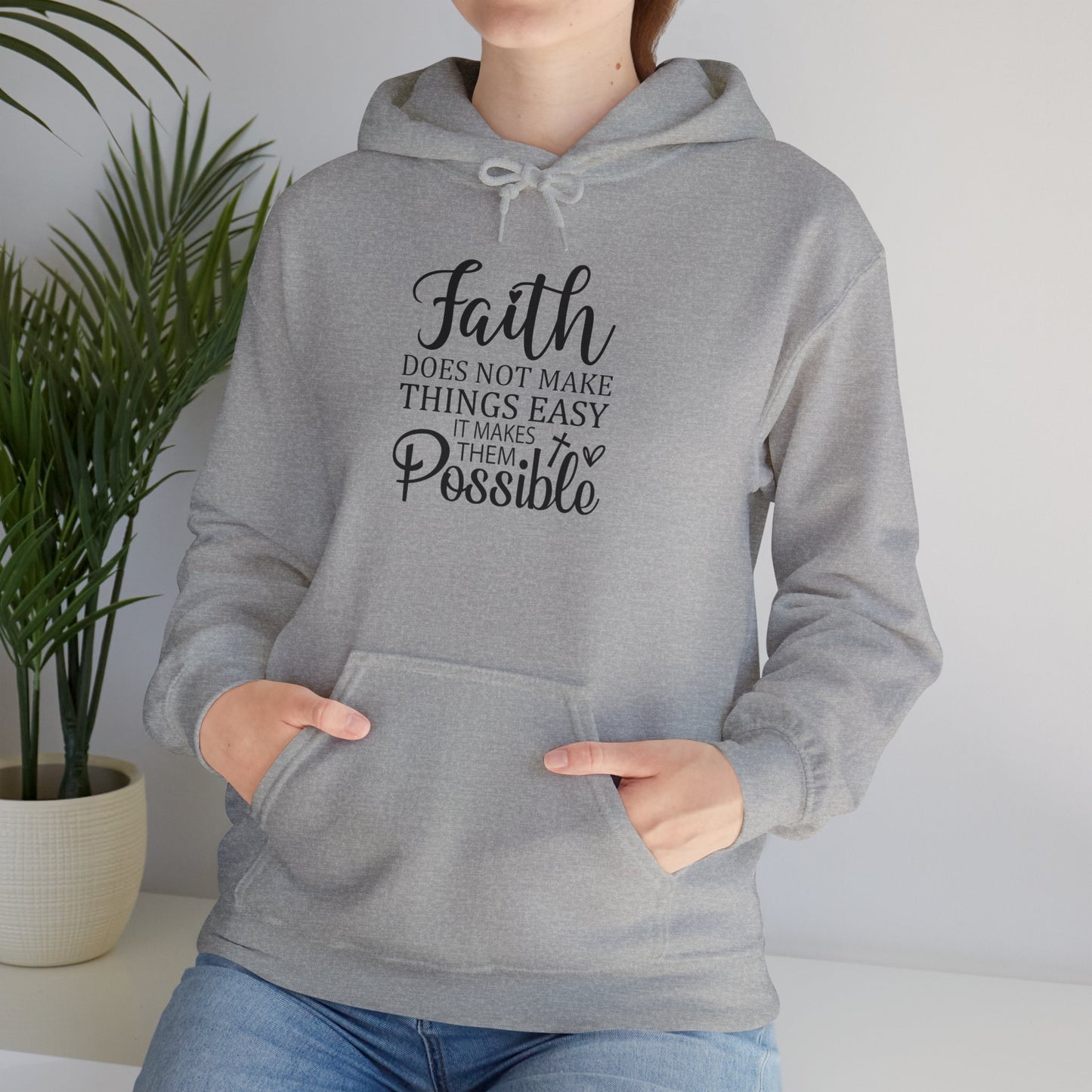 FAITH - Unisex Heavy Blend™ Hooded Sweatshirt