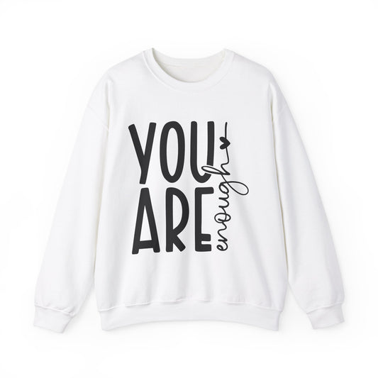 YOU ARE ENOUGH - Unisex Heavy Blend™ Crewneck Sweatshirt