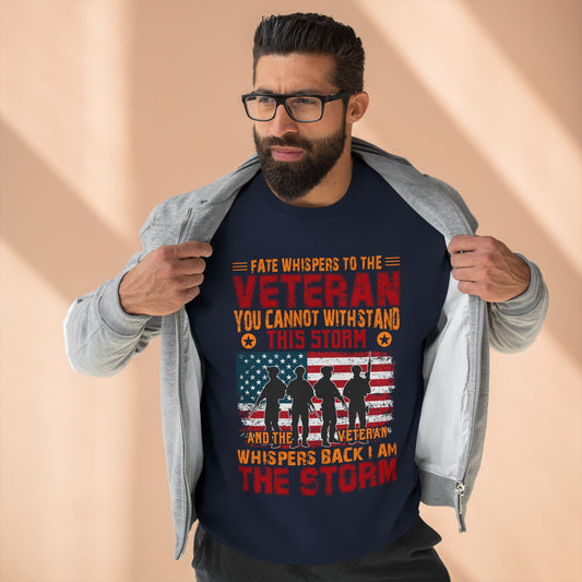 VETERAN STORM - Unisex Crewneck Sweatshirt