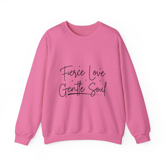 FIERCE GENTLE SOUL- Unisex Heavy Blend Crewneck Sweatshirt